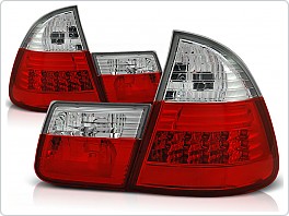 Zadní světla, lampy LED BMW E46, 1999-2005, combi, čiré, červené LDBM28