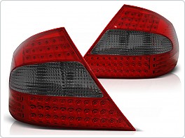 Zadní světla, lampy LED Mercedes CLK W208, 2003-2010, kouřové, červené LDME42