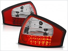 Zadní světla, lampy LED Audi A6, 1997-2004, sedan, čiré, červené LDAU13