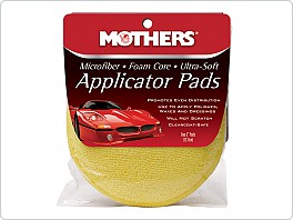 Mothers Microfiber Applicator Pads - jemné mikrovláknové aplikátory 2 ks, průměr 12,5 cm