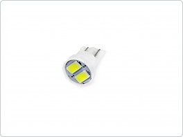 LED žárovka T10 (W5W) 2SMD 12V, bílá