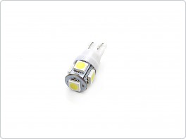 LED žárovka T10 (W5W) 5SMD 12V, bílá 1ks