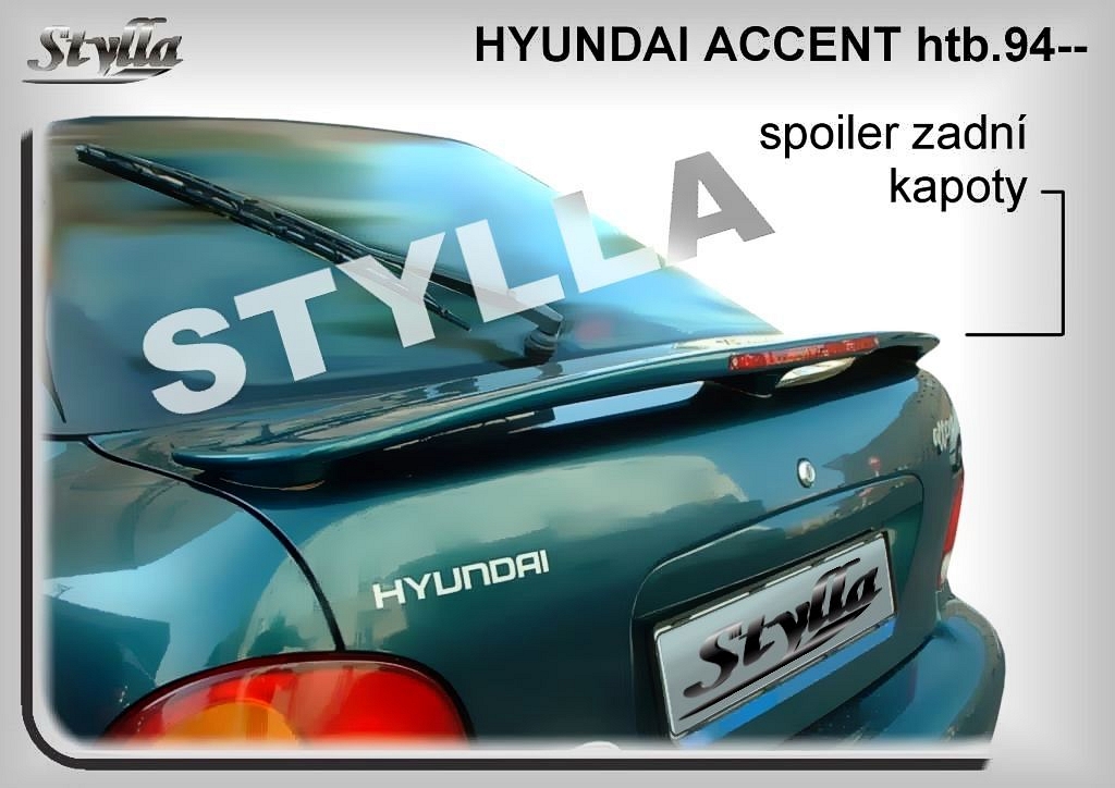 Křídlo, zadní spoiler, Hyundai Accent, 9498 hatchback