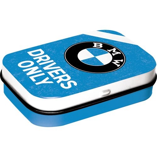 Retro mint box 6x4cm, bonbony, BMW Drivers Only Autoplay tuning