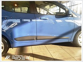 Ochranné boční lišty dveří Hyundai i10 2017- facelift