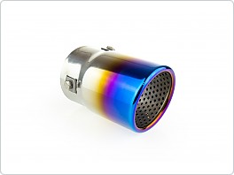 Koncovka výfuku UNI, kulatá/kosená 76mm NEO