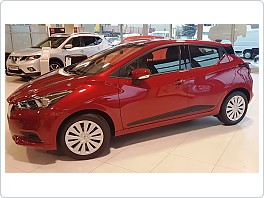 Ochranné boční lišty dveří Nissan Micra K14, 5dveř. 2017-