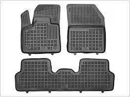 Gumové VANIČKY, autokoberce sada Citroen DS7 Crossback 2018- rovná podlaha vzadu