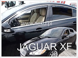 Plexi ofuky oken, deflektory, Jaguar XF 2007-2015 přední + zadní