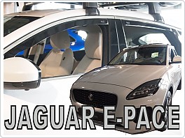 Plexi ofuky oken, deflektory, Jaguar E-Pace 2018- přední + zadní