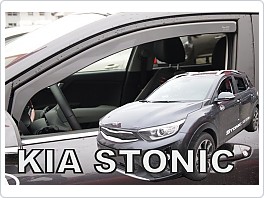 Plexi ofuky oken, deflektory, Kia Stonic 2017- přední