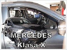 Plexi ofuky oken, deflektory, Mercedes třídy X 470, 2017- přední