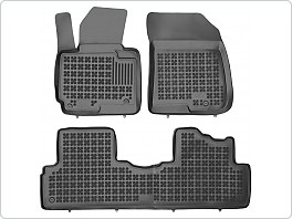 Gumové VANIČKY, autokoberce sada Kia Carens 2013-2019