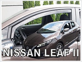 Plexi ofuky oken, deflektory, Nissan Leaf 2017- přední