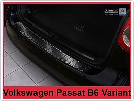 Kryt zadního nárazníku, NEREZ AVISA tmavá, VW Passat B6 3C, 2005-2010 Combi