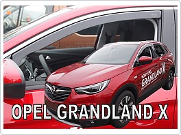 Plexi ofuky oken, deflektory, Opel Grandland X 2017- přední