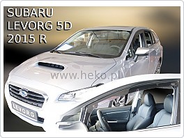 Plexi ofuky oken, deflektory, Subaru Levorg 2015- přední