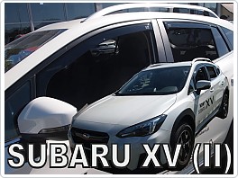 Plexi ofuky oken, deflektory, Subaru XV 2018- přední + zadní