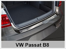 Kryt zadního nárazníku, NEREZ AVISA, VW Passat B8, 2015- sedan