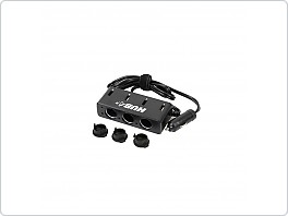 Roztrojka do zásuvky zapalovače 12/24V + 4x USB