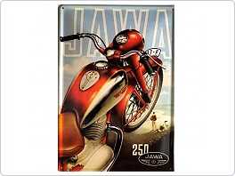 Plechová cedule Jawa, 20x30cm