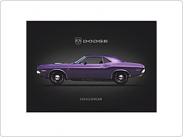Plechová cedule Dodge Challenger, 20x30cm