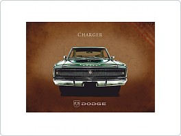 Plechová cedule Dodge Charger, 20x30cm
