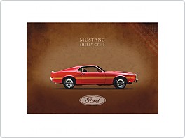 Plechová cedule Ford Mustang Shelby GT 350, 20x30cm