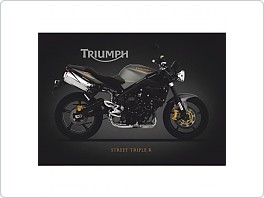Plechová cedule moto Triumph Street Triple R, 20x30cm