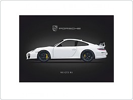 Plechová cedule, Porsche 911 GT3R, 20x30cm