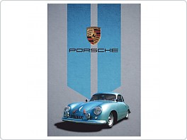 Plechová cedule, Porsche retro, 20x30cm