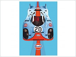 Plechová cedule, Porsche 917, 20x30cm