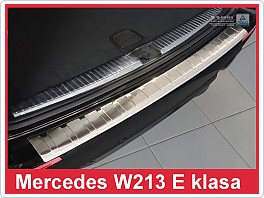 Kryt zadního nárazníku, NEREZ AVISA, MERCEDES E-CLASS 2016- (W213, COMBI)