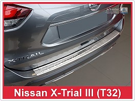 Kryt zadního nárazníku, NEREZ AVISA, NISSAN X-TRAIL 2017-