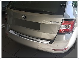 Kryt zadního nárazníku, NEREZ AVISA, ŠKODA FABIA III. 2018- (COMBI, PO FACELIFTU)