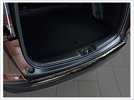 Kryt zadního nárazníku, NEREZ AVISA, AUDI A6 2018- (COMBI, TMAVÁ, MATNÁ)