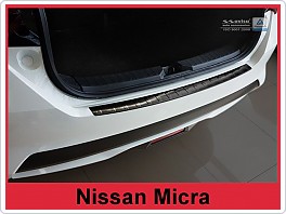Kryt zadního nárazníku, NEREZ AVISA, NISSAN MICRA 2017- (TMAVÁ)
