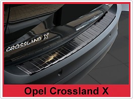 Kryt zadního nárazníku, NEREZ AVISA, OPEL CROSSLAND X 2017- (TMAVÁ)