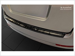 Kryt zadního nárazníku, NEREZ AVISA, ŠKODA OCTAVIA II. 2004-2013 (COMBI, TMAVÁ)