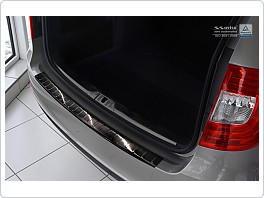 Kryt zadního nárazníku, NEREZ AVISA, ŠKODA SUPERB II. 2013-2015 (TMAVÁ, COMBI)