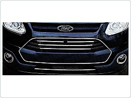 Nerez - chrom rámeček přední masky Ford Transit Custom, 2013-2017