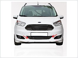 Nerez lišty lamel předního nárazníku Ford Transit Courier, 2014-2017/2017-