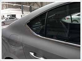 Nerez chrom lišty spodní hrany oken, Škoda Superb III, 5dv., liftback, 2015-