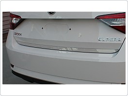 Nerez lišta spodní hrany kufru, Škoda Superb III, limousine (ne combi), 2015-