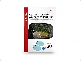 Lepící folie na zpetná zrcátka ANTI-FOG, 2ks, 135x95mm
