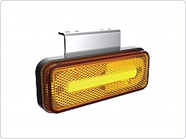 Obrysové světlo - obdélníkové, ORANŽOVÉ, LED- OM-02-O