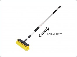 Kartáč na mytí auta s prip. vody 120-200cm / 25,4cm Brush-07