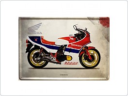 Plechová cedule moto Honda CB100R, 20x30cm