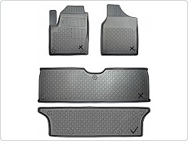 Gumové koberce Aristar, VW Sharan 1995-2010 3.řada