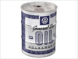 Plechová kasička barel VW General Use Oil